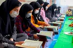 کرسی تلاوت قرآن دانش‌آموزی در ملایر