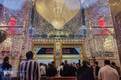 حال و هوای حرم مطهر امام علی در آستانه اربعین حسینی