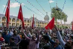 حضور هیئت های مذهبی جوان شهر شیراز در حرم مطهر شاهچراغ