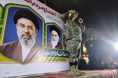 چهل نهمین شب اجتماع مردم ولایت مدار شهرستان بابلسر با محوریت روز ارتش
