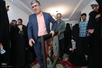 دیدار با خانواده شهید ارغوانی