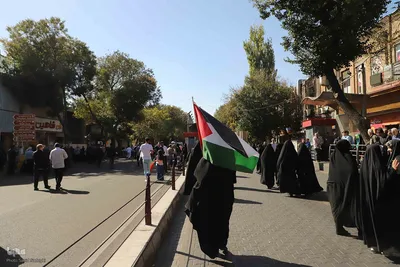 راهپیمایی بشارت نصر در تبریز