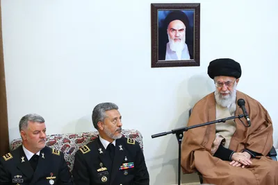 دیدار فرماندهان نیروی دریایی ارتش با فرمانده کل قوا 