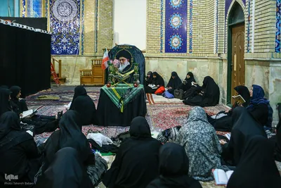 مراسم احیای شب نوزدهم ماه رمضان در مسجد جامع واوان