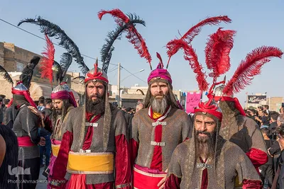 آئین نمادین ورود قافله امام حسین(ع) به دشت کربلا