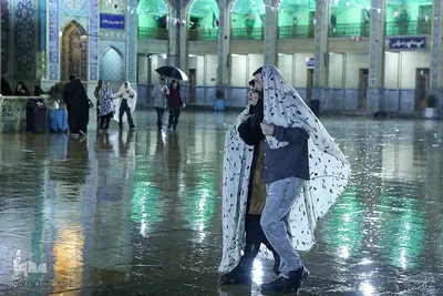 حال و هوای حرم شاهچراغ(ع) در شب نیمه شعبان‎