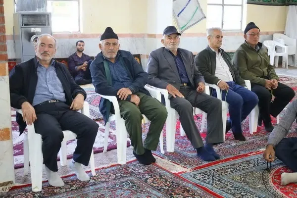 عکس یادواره شهدای روستای اشکور رامسر