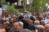 عکس | تشییع پیکر شهید مدافع امنیت «حمید پورنوروز» در لاهیجان