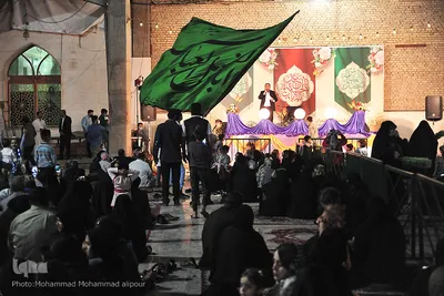 جشن اعیاد شعبانیه در حرم علی‌بن مهزیار اهوازی