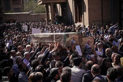 مراسم تشییع پیکر زنده‌یاد «محمد کاسبی»