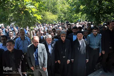 مراسم تشییع پیکر مرحوم «محمد امین قانعی راد» رئیس سابق انجمن جامعه‌شناسی ایران