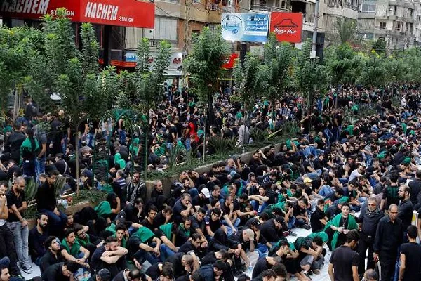 بالفيديو...مراسم العزاء الحسيني في لبنان