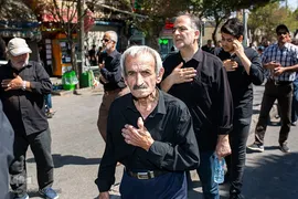 آیین پیاده‌روی جاماندگان اربعین حسینی در قزوین