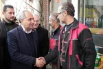 استاندار آذربایجان شرقی در قلب بازار تبریز