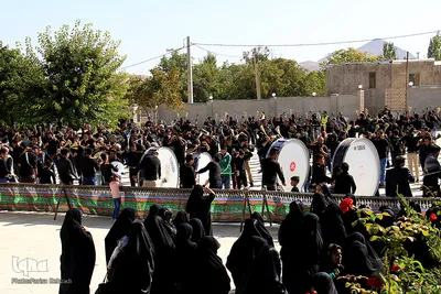 آیین عزاداری مردم روستای انجدان ـ اراک
