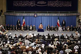 دیدار مسئولین و شرکت کنندگان سی‌وششمین دوره مسابقات بین‌المللی قرآن با رهبر انقلاب