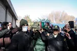 تشییع پیکر مطهر پنج شهید گمنام در تبریز‎