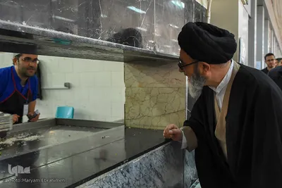 بازدید حجت الاسلام والمسلمین سیدمحمدعلی آل‌هاشم، نماینده ولی فقیه در آذربایجان شرقی از سلف سرویس دانشگاه تبریز