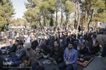 اقامه نماز باران در گلستان شهدای اصفهان