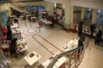 نقاشی چهره سردار سلیمانی در همدان‎‎