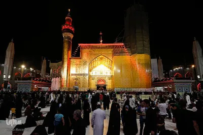 مراسم احیای شب قدر نوزدهم رمضان در حرم مطهر و نورانی مولای متقیان، حضرت علی(ع)
