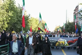 راهپیمایی مردم ایران در حمایت از مردم غزه