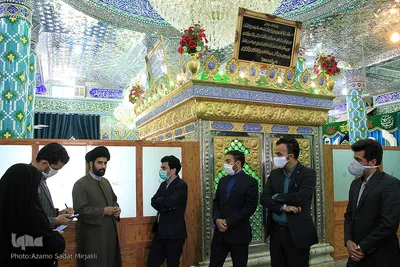 بازدید اصحاب رسانه از امامزاده سید نصرالله (ع) یزد‎