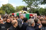 تشییع پیکر بسیجی شهید «امیر حسین‌پور» در تبریز‎