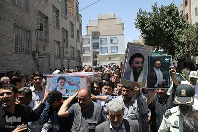 مراسم تشییع پیکر پاک مجاهد جانباز شهید حجت الاسلام سید «مهدی تقوی» از شهدای جنایت تروریستی مجلس 