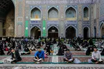 جزءخوانی قرآن کریم در حرم مطهر امام رضا(ع)
