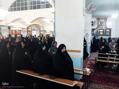 عزاداری و اجتماع حماسی نوجوانان و جوانان امام رضایی در اهر