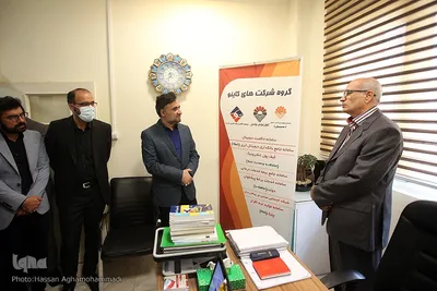 بازدید روح الله دهقانی فیروزآبادی، معاون علمی و فناوری رییس جمهور از پارک علوم، فناوری های نرم و صنایع فرهنگی جهاد دانشگاهی