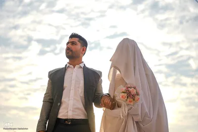 مراسم عقد زوجین در جوار حرم حضرت شاهچراغ(ع)