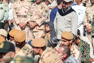 مراسم استقبال از پیکرهای 44 شهید تازه تفحص شده دوران دفاع مقدس در مرز بین المللی شلمچه برگزار شد