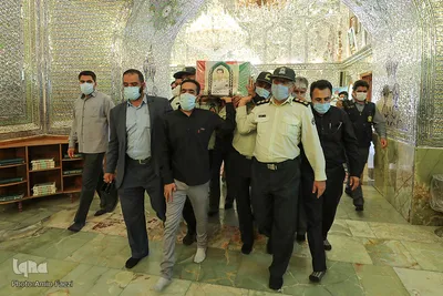 مراسم تشییع پیکر مطهر ستوان سوم شهید «صادق کریمی» - شیراز
