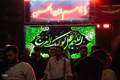 قافله اشک و سوگ حسینی در خیابان‌های خمینی‌شهر