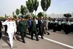 صبحگاه مشترک نیروهای مسلح در تبریز‎‎