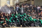 مراسم خیمه‌سوزان و مقتل‌خوانی در خمینی‌شهر اصفهان