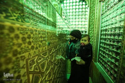 آیین گلاب شویی حرم مطهر شاهچراغ(ع)