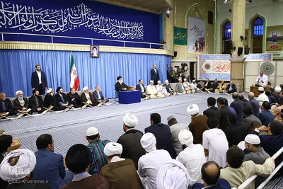 دیدار شرکت‌کنندگان در مسابقات قرآن با رهبر انقلاب
