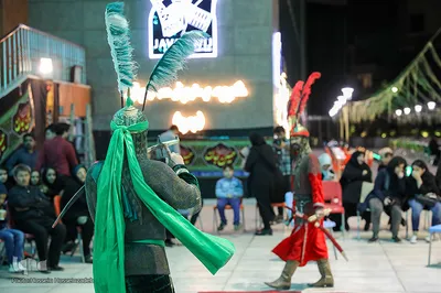 تعزیه خوانی در میدان جانباز مشهد