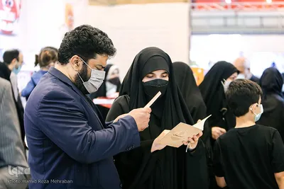 روز بارانی نمایشگاه قرآن