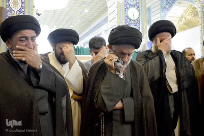 مراسم تشیع پیکر مطهر آیت الله اسدالله ایمانی در قم