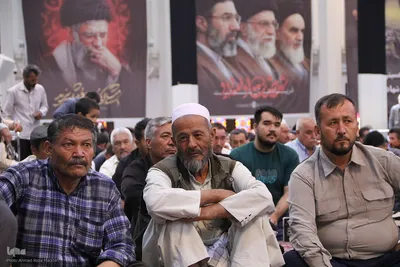 مهاجرین افغانستانی مقیم استان فارس در سوگ رهبر شهید امت