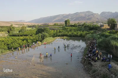 مسابقات فوتشال شیرازی در روستای «درب قلعه» استهبان
