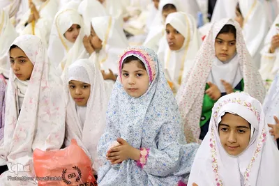 جشن تکلیف دختران دانش‌آموز در اهواز