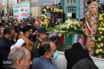 استقبال مردم اهر از پیکر پاک و مطهر شهید گمنام ۸ سال دفاع مقدس
