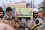 تشییع پیکر مطهر دو شهید گمنام در ملایر