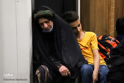 ازدحام زائرین اربعین در پشت مرز بسته شلمچه