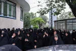 تجمع هیئت‌های مذهبی و مردم داغدار تبریز‎